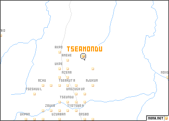 map of Tse Amondu