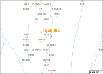 map of Tseande