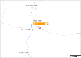 map of Tse Bonito