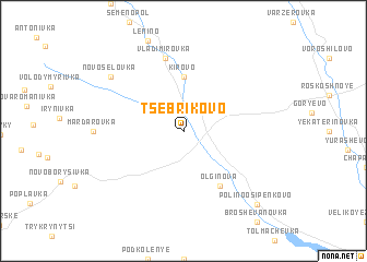 map of Tsebrikovo