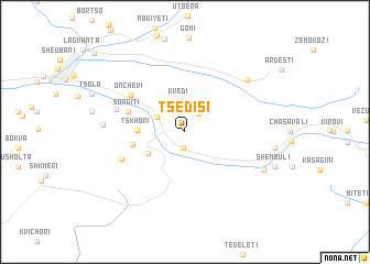 map of Tsedisi