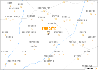 map of Tsʼedīya