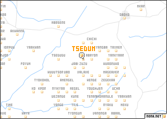 map of Tse Dum