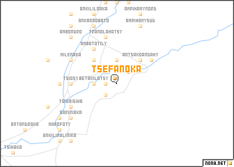 map of Tsefanoka