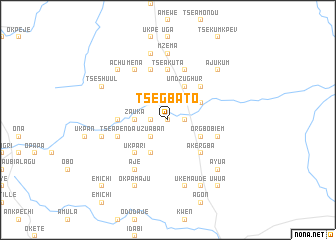 map of Tsegbato