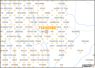 map of Tsehembe