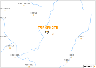 map of Tseke-Katu
