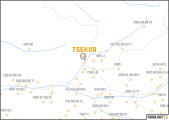 map of Tsekva