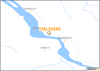 map of Tselegora