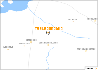 map of Tselegorodka