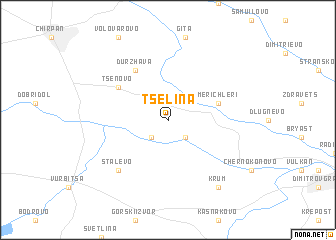 map of Tselina