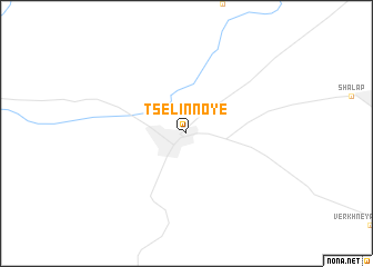 map of Tselinnoye