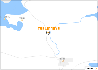 map of Tselinnoye