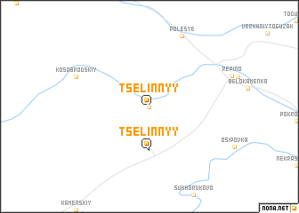 map of Tselinnyy