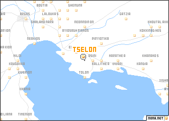 map of Tsélon