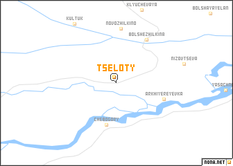 map of Tseloty