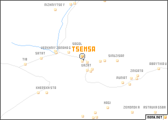 map of Tsemsa