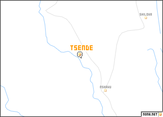 map of Tsende