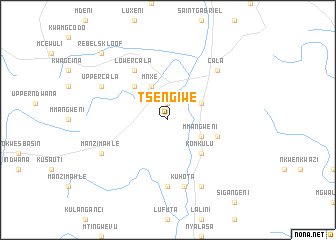 map of Tsengiwe