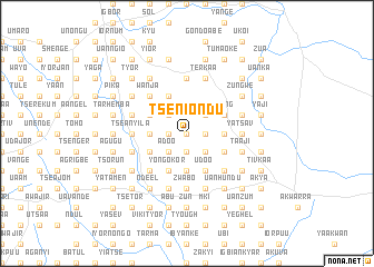 map of Tse Niondu