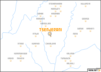 map of Tsenjerani