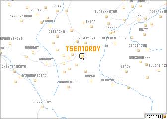 map of Tsentoroy