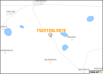 map of Tsentral\