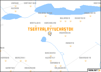 map of Tsentral\