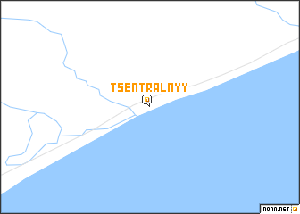 map of Tsentral\