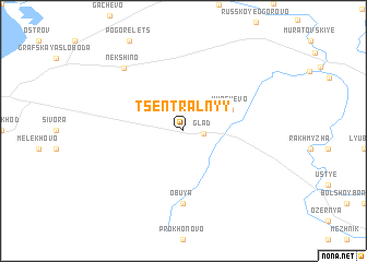 map of Tsentral\