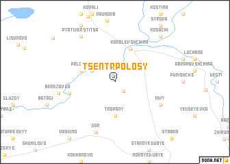 map of Tsentr-Polosy