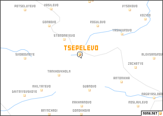 map of Tsepelëvo