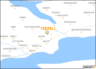 map of Tsepeli