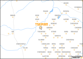 map of Tsepian