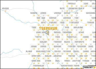 map of Tserekum