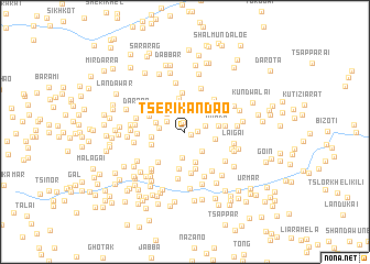 map of Tseri Kandao