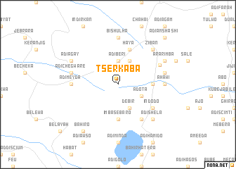 map of Tsʼerkʼ Āba