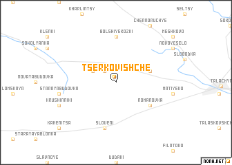 map of Tserkovishche