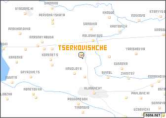 map of Tserkovishche