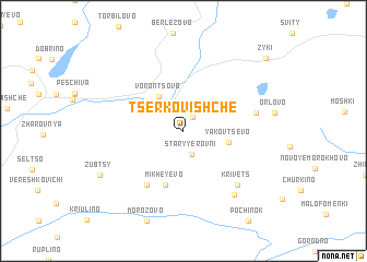 map of Tserkovishche