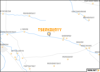 map of (( Tserkovnyy ))