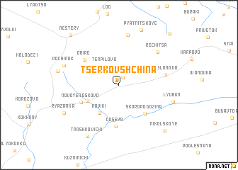 map of Tserkovshchina