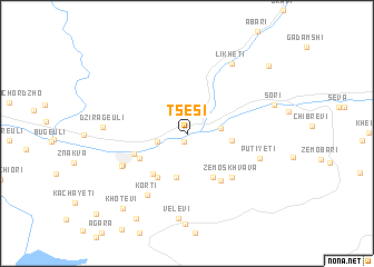 map of Tsesi