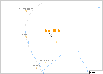 map of Tsetang