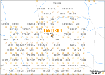 map of Tse Tikwa