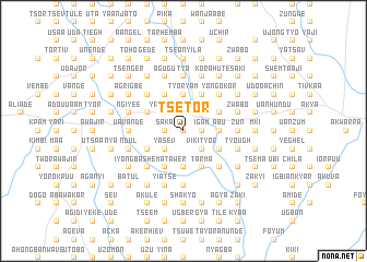 map of Tse Tor