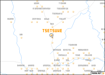 map of Tse Tsuwe