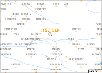 map of Tsetula