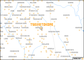 map of Tséviétokopé