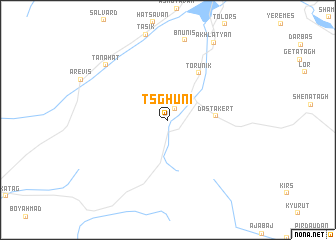 map of Tsʼghuni